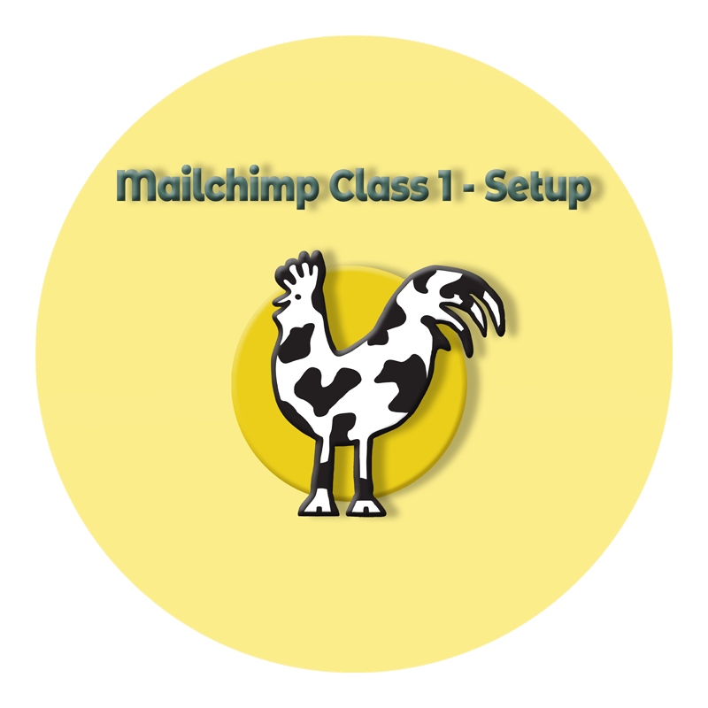 Mailchimp-Classes Cow and Rooster Web Design Mailchimp Setup Class icon