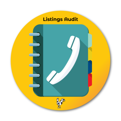 Listings Audit icon of address book