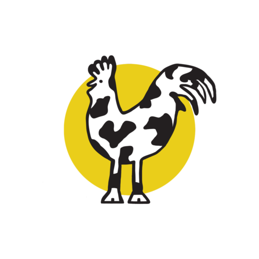 Cow and Rooster Logo