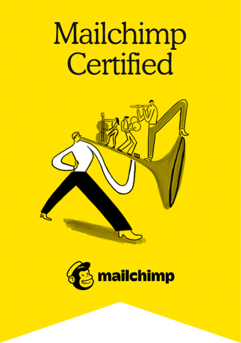 Mailchimp certification badge