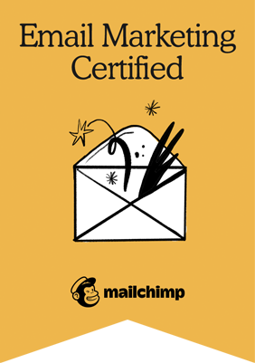 Mailchimp email marketing certificied